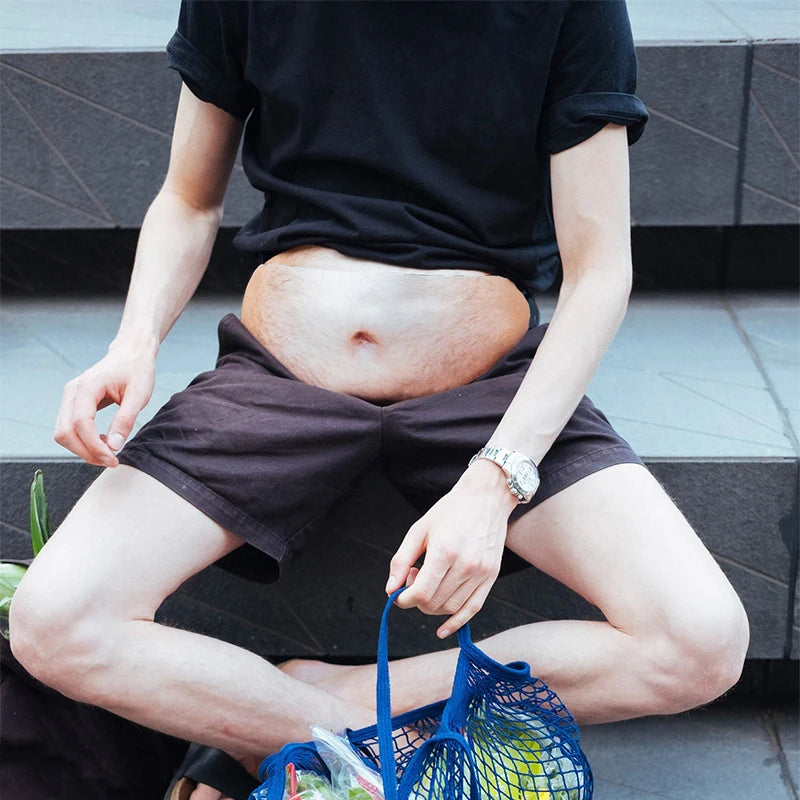 Novelty Beer Belly Waist Bag with Adjustable Strap