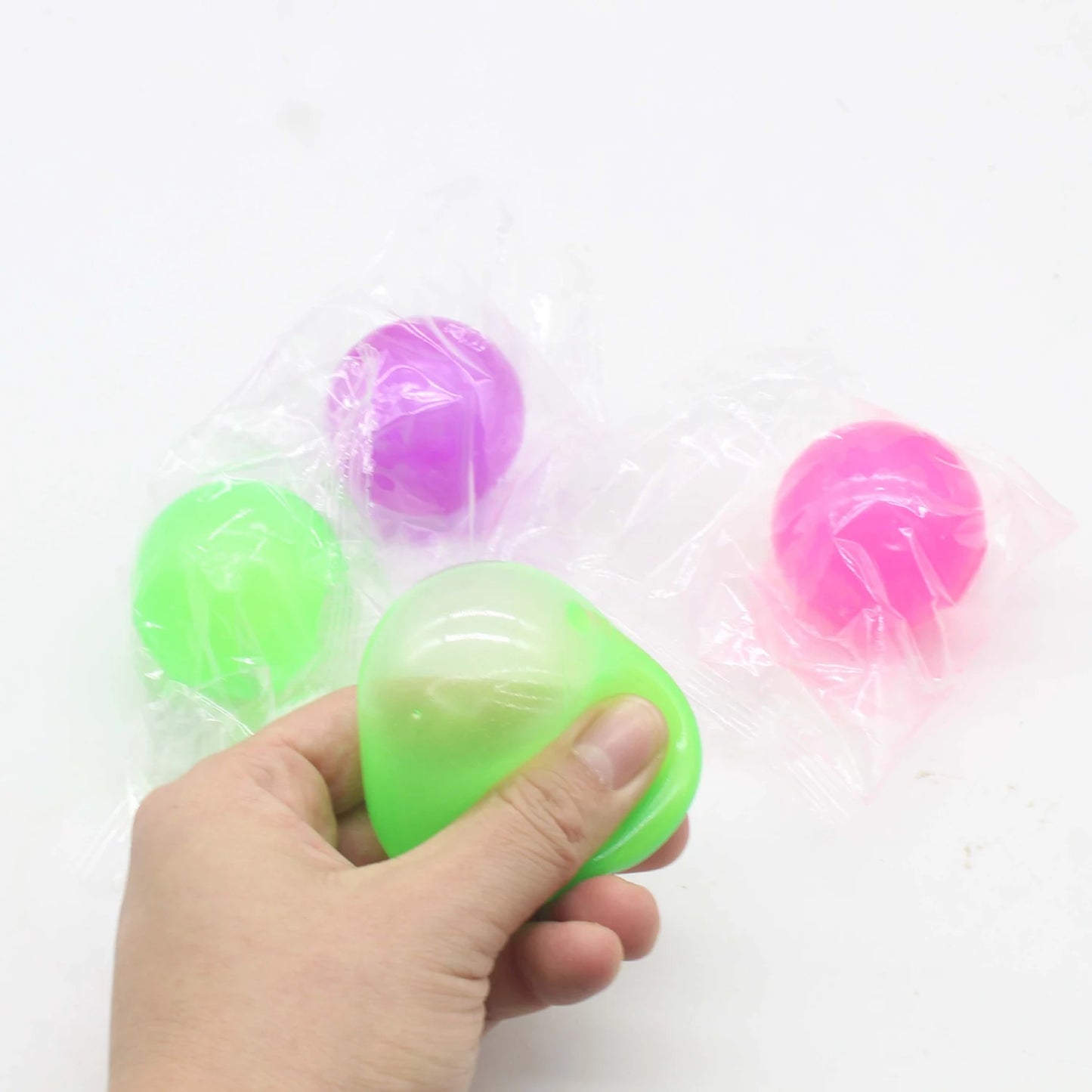 Colorful Luminous Sticky Balls – 6 Pack