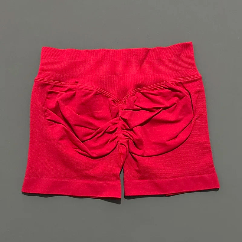 Women’s Seamless Biker Shorts – 4.5″ Low-Waist Fitness & Workout Shorts