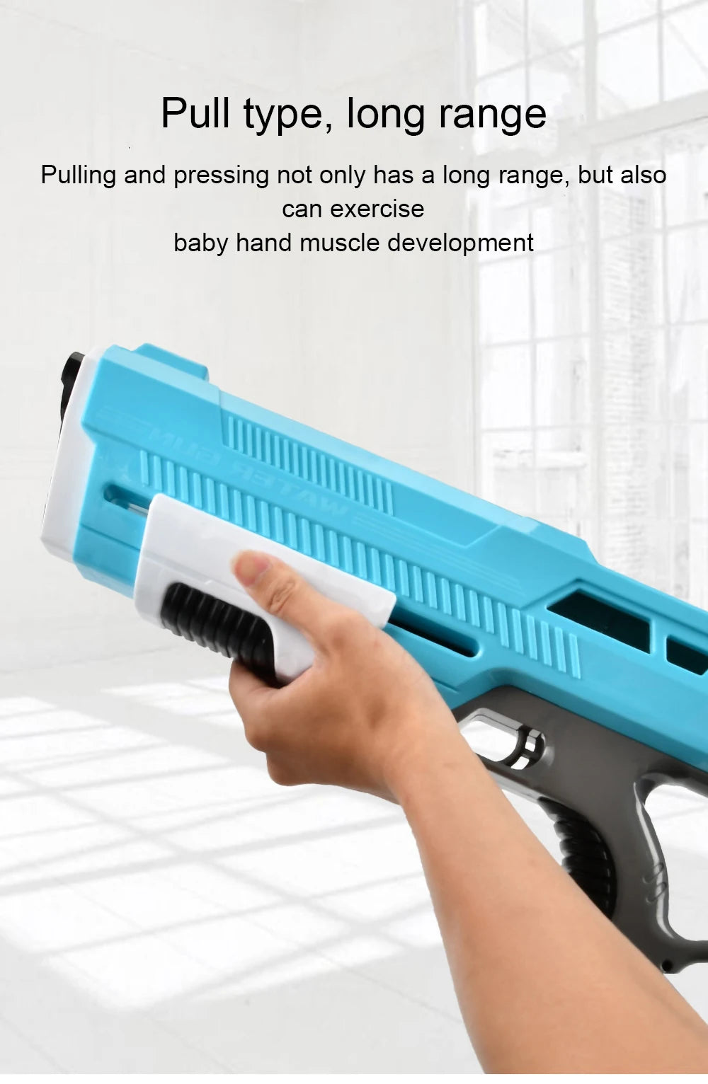 Electric High-Pressure Water Gun – Large Capacity Outdoor Toy for Kids | Summer Beach & Pool Fun