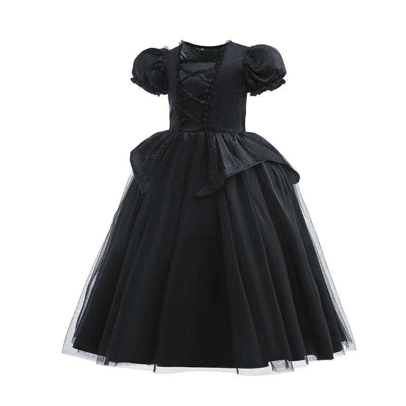Girls' Witch Costume Dress with Hat