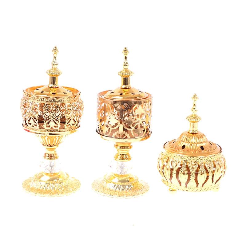 1Pcs Delicate Middle East European Lace Incense Burner Bakhoor Burners Incense