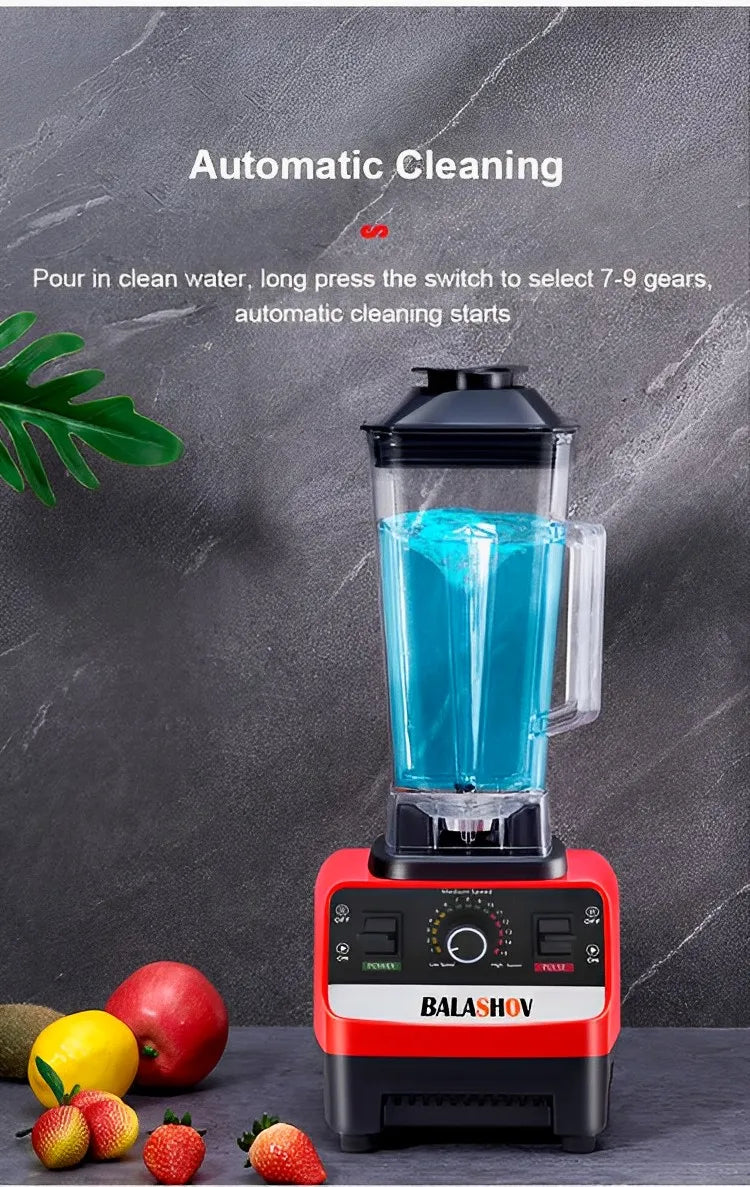 2000W Heavy Duty Commercial Blender – High Power Kitchen Blender & Food Processor for Smoothies, Ice Crushing, Juicing, BPA-Free