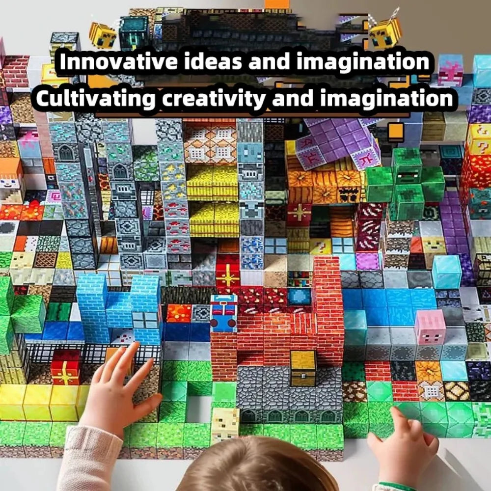 Magnetic Cube Building Blocks