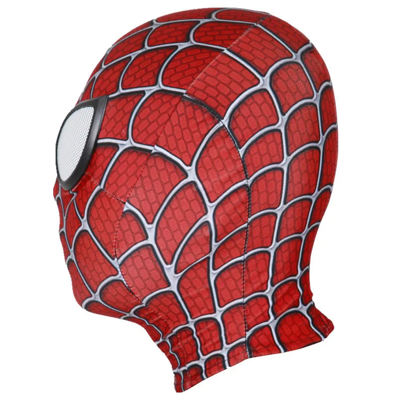 Superhero Spider Mask with Eye Lenses – Kids Roleplay Costume Accessory for Halloween, Cosplay, School Party, Holiday & Birthday Gift
