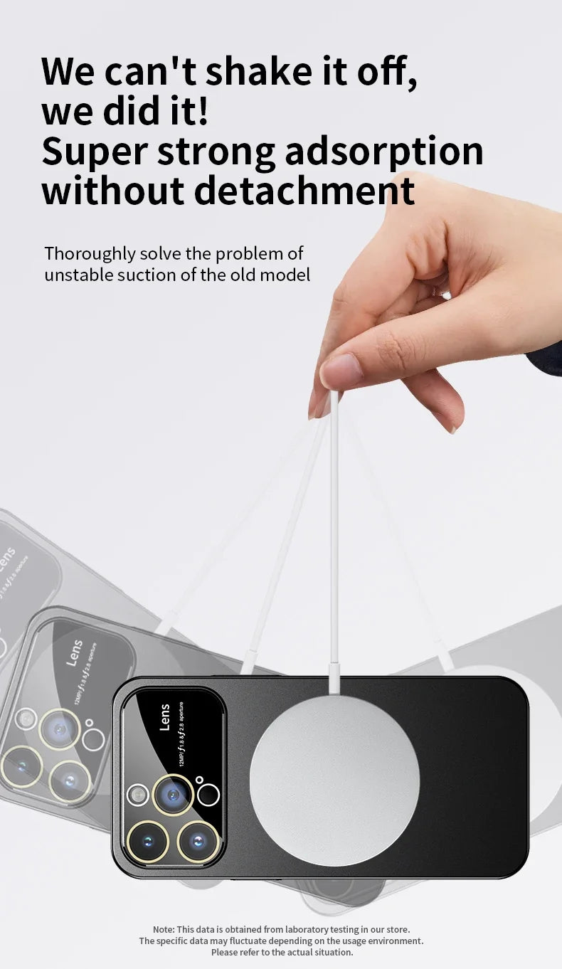 MagSafe Rotating Gyro Stand Phone Case with Camera Lens Protection for iPhone 16/15/14/13/12/11 Pro Max & Plus