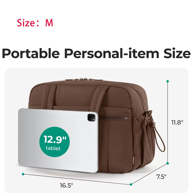 Women’s Travel Duffle Bag with Wet Pocket – Lightweight Water-Resistant Weekender & Gym Carry-On Bag