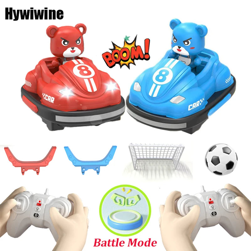 Bumper Battle RC Car with LED – 2.4G Remote Control Racing Car with Music