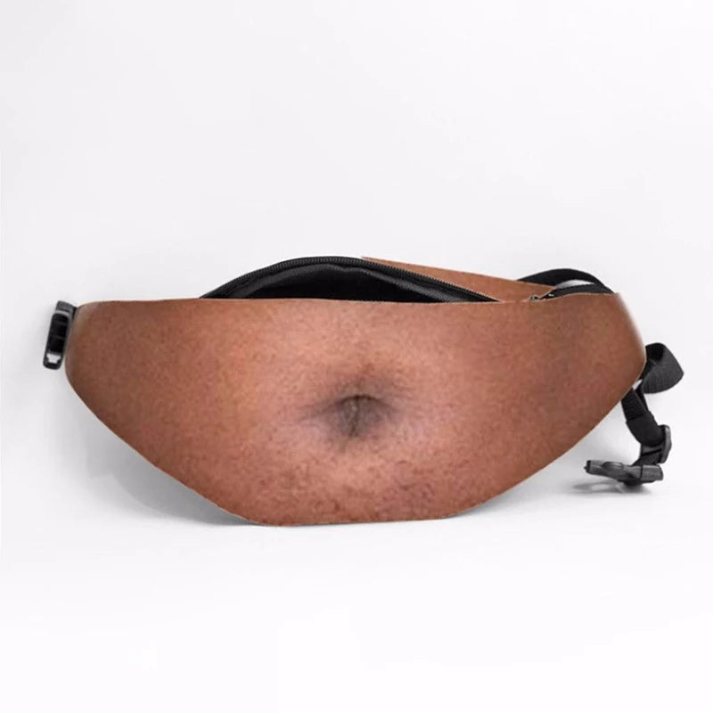 Novelty Beer Belly Waist Bag with Adjustable Strap