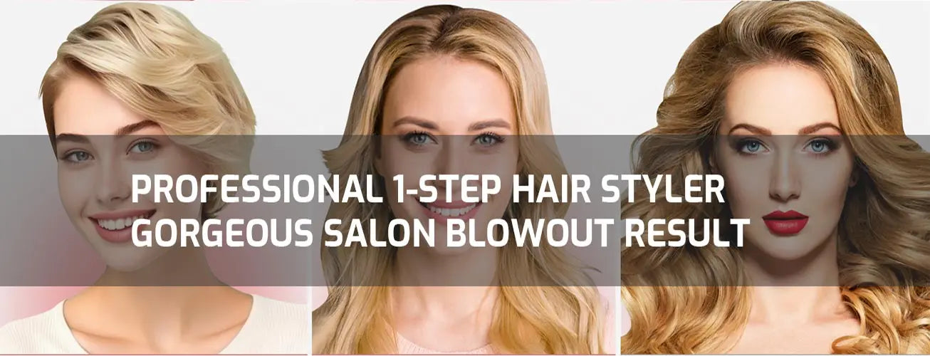 Professional 4-in-1 Blowout Hair Dryer Brush – Volumizing Hot Air Brush and Styler for Women