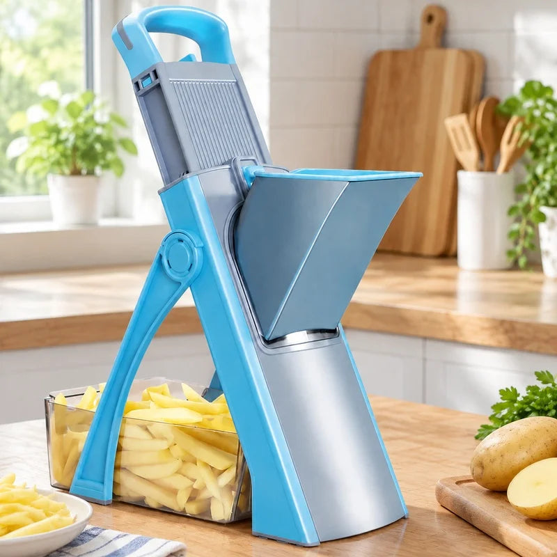 Adjustable Vegetable Slicer with Julienne and Dicing Modes