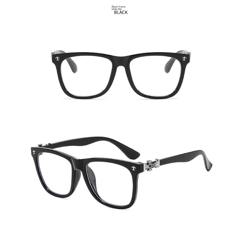 Samjune Square Anti-Blue Light Glasses — Unisex Vintage Eyewear