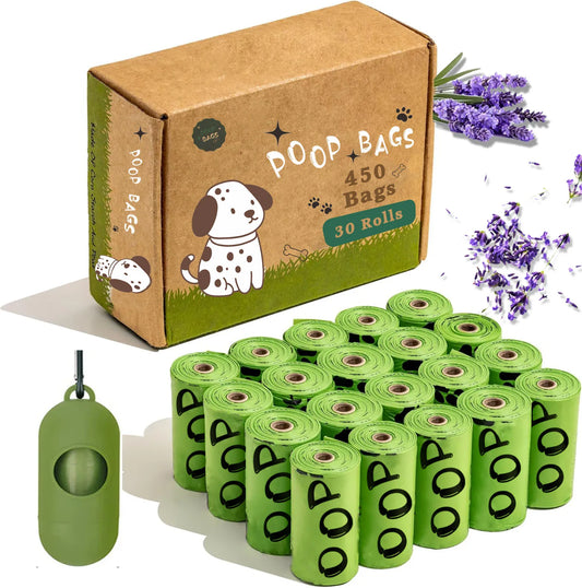 EPI Biodegradable Pet Garbage Bag Dog Poop Bags Dog Poop Bag Dispenser Dog Cleaning Supplies Dog Products for Dogs ﻿