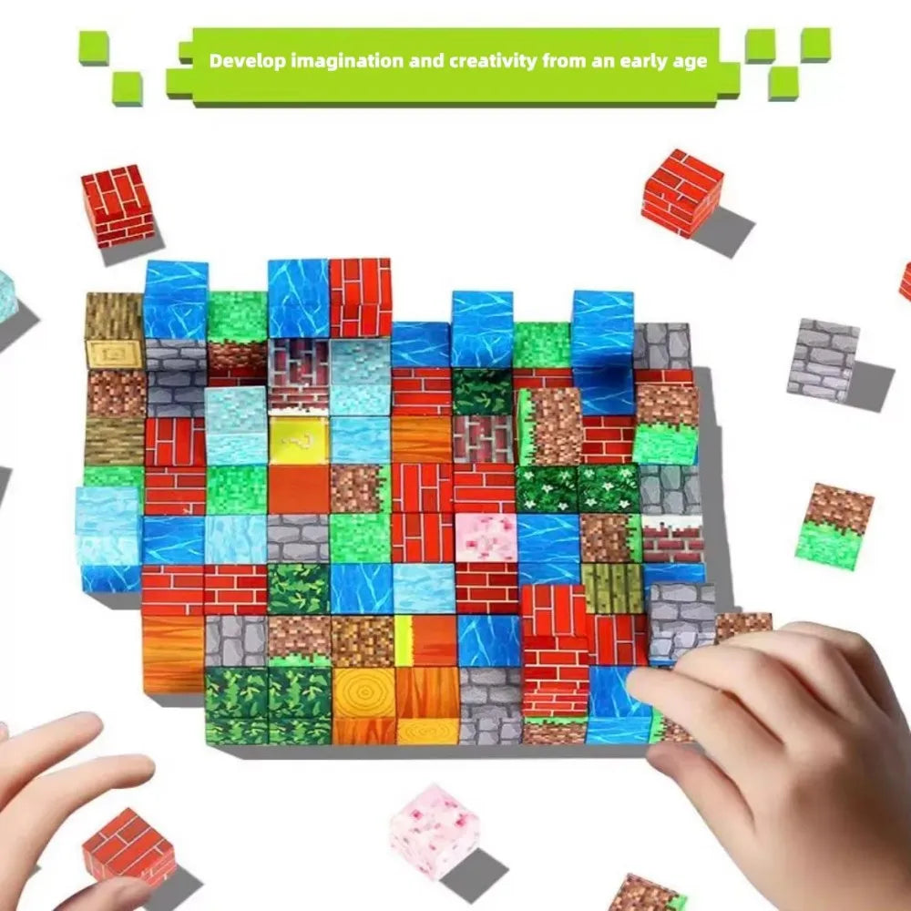 Magnetic Cube Building Blocks