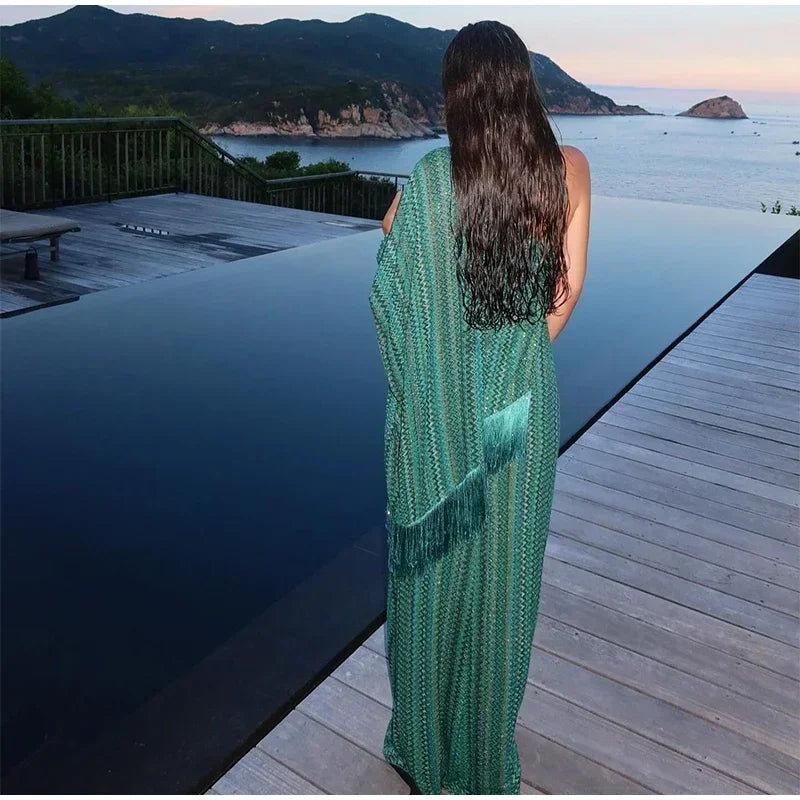 Women's Tassel Maxi Dress