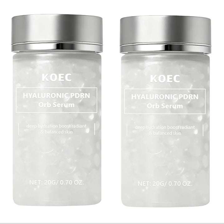 Hyaluronic Acid & Salmon DNA PDRN Beads Serum for Face – Hydrating, Firming, Anti-Aging, Brightening Korean Skincare Essence