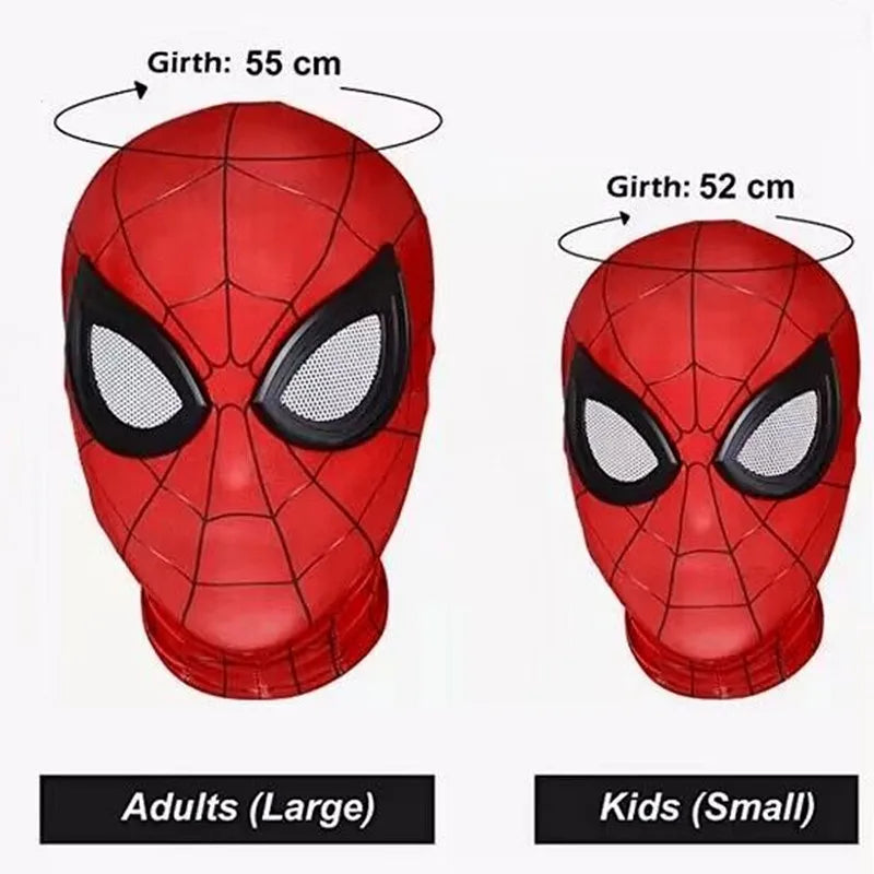 Superhero Spider Mask with Eye Lenses – Kids Roleplay Costume Accessory for Halloween, Cosplay, School Party, Holiday & Birthday Gift