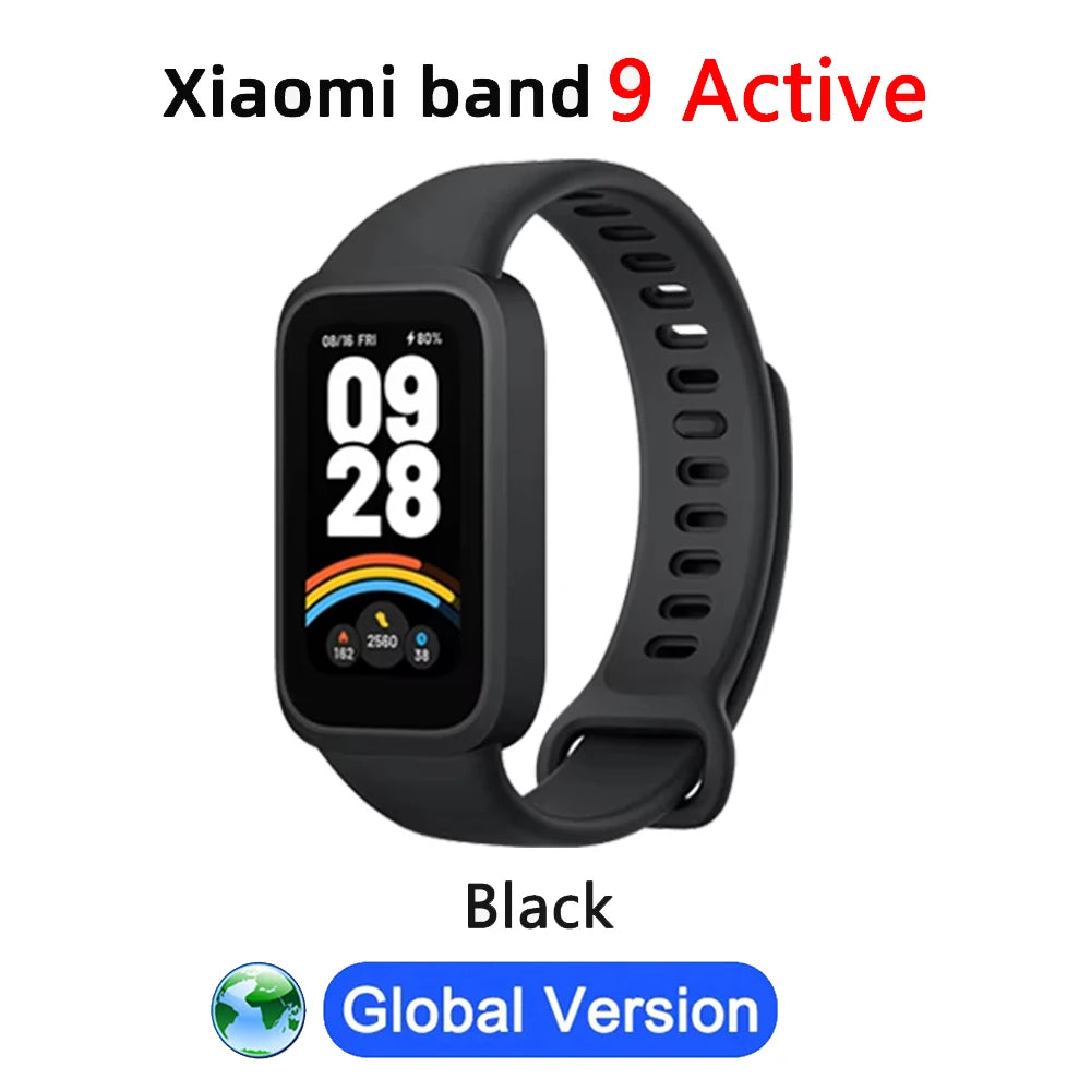 Global Version Smart Band 9 Active – 1.47" TFT Display, 18-Day Battery Life, Fitness & Health Tracker