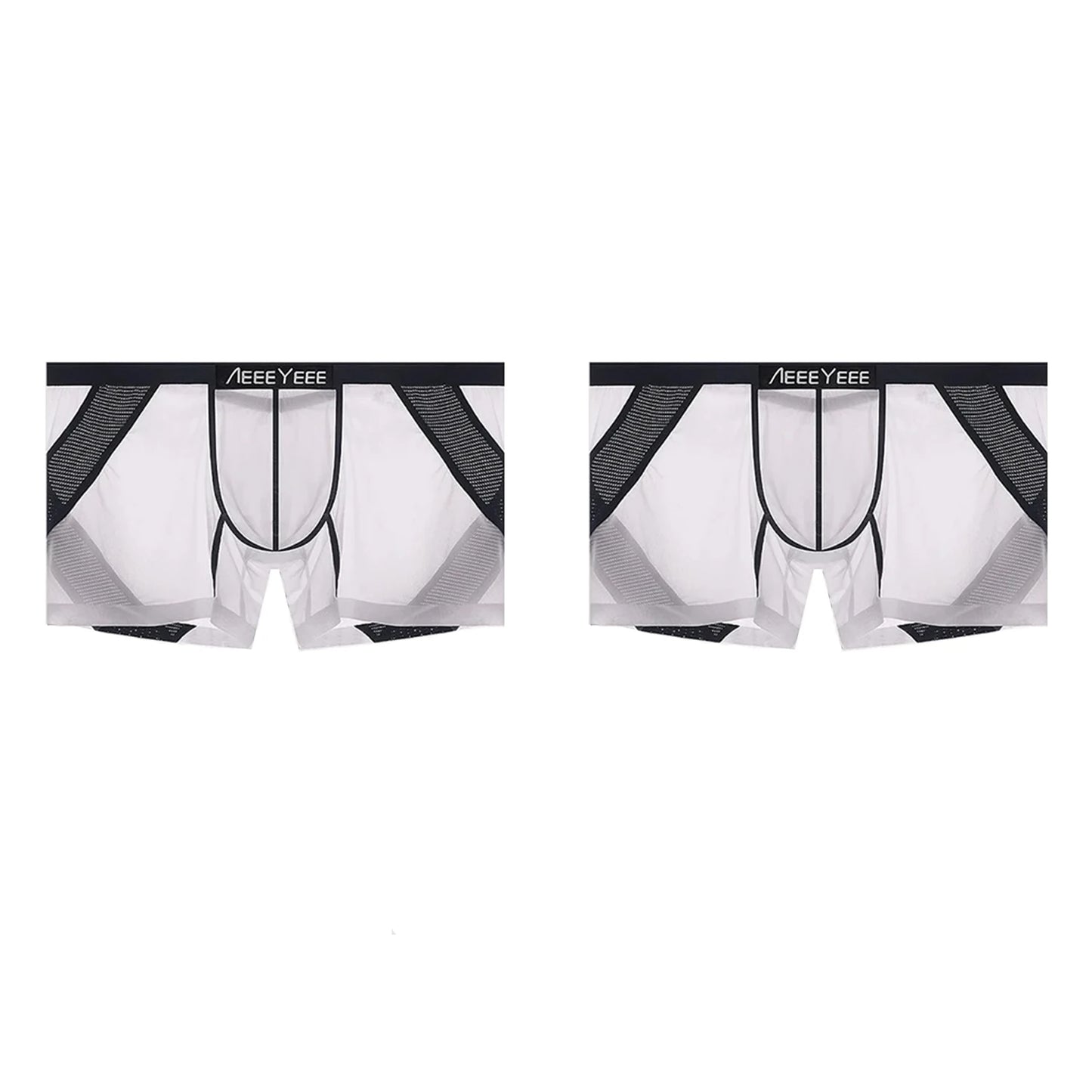 Men’s Ice Silk Boxer Shorts – Slim Fit, Comfortable Underwear, 1 or 2 Pieces