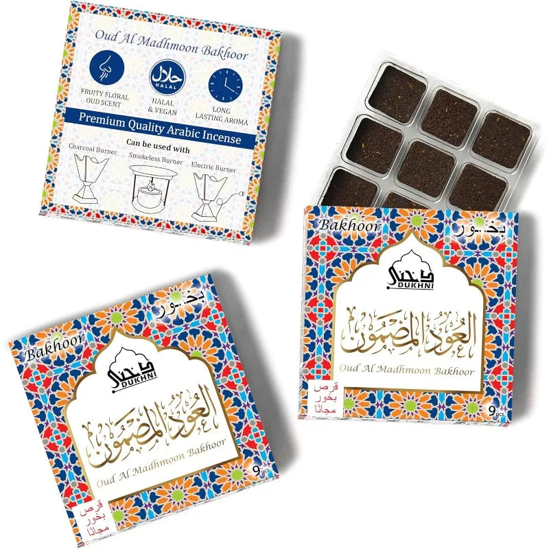 Dukhni-Inspired Arabian Bakhoor | Premium Aromatic Blend for Meditation, Prayer & Air Purification