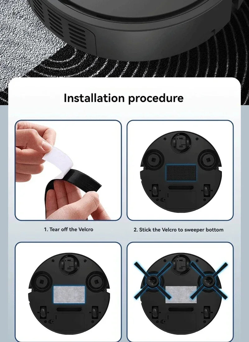 Automatic Robot Vacuum Cleaner 5-in-1 – Smart Sweeper, Mop & Mini Cleaning Machine with USB Charging for Home (2026 Model)