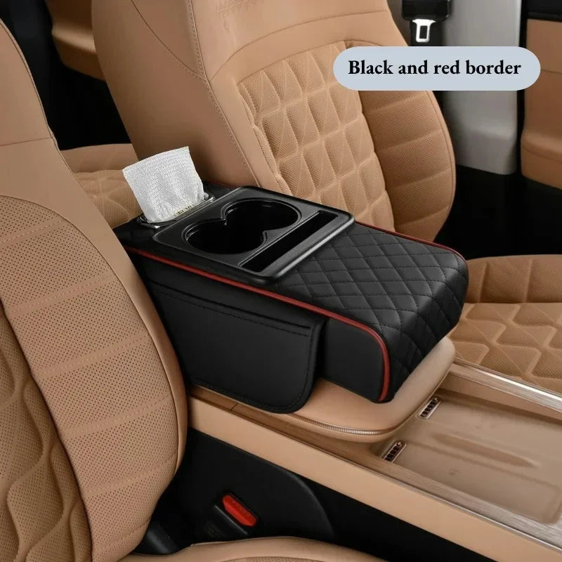 Quilted Car Armrest Organizer