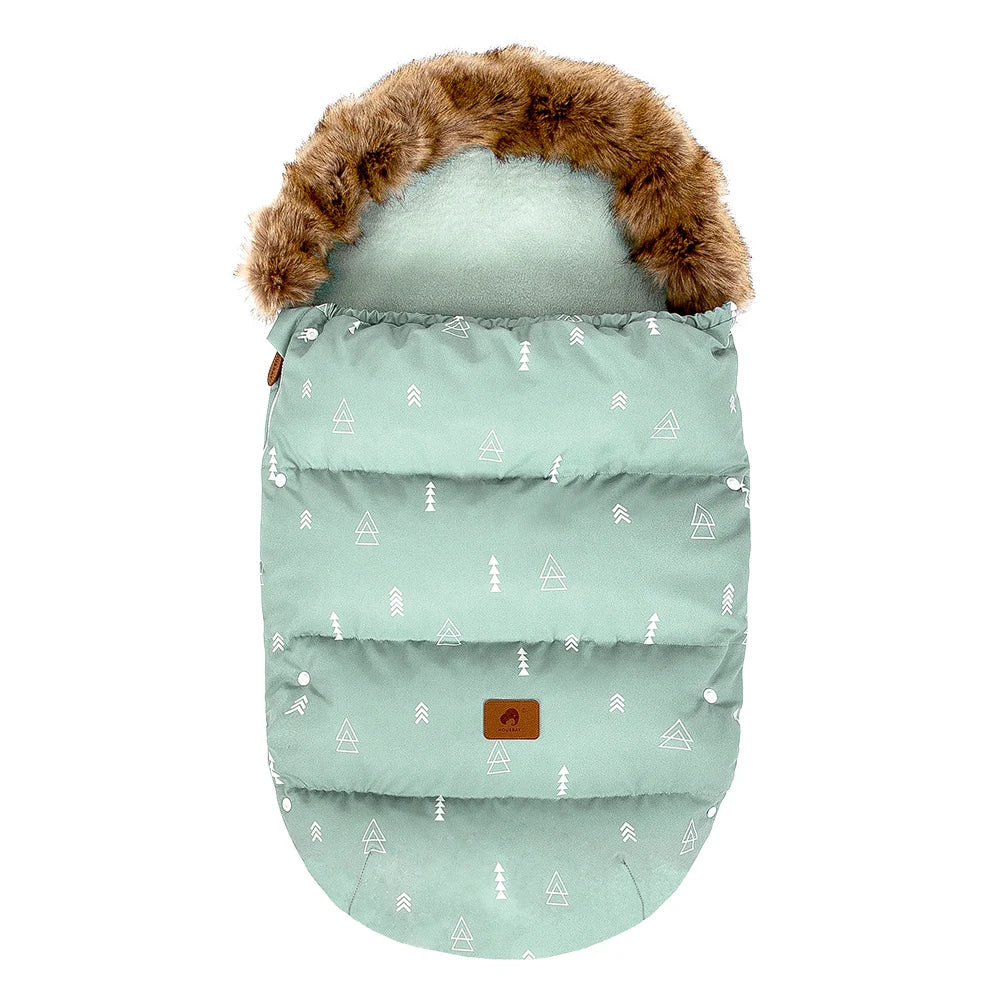Baby Stroller Footmuff with Removable Collar