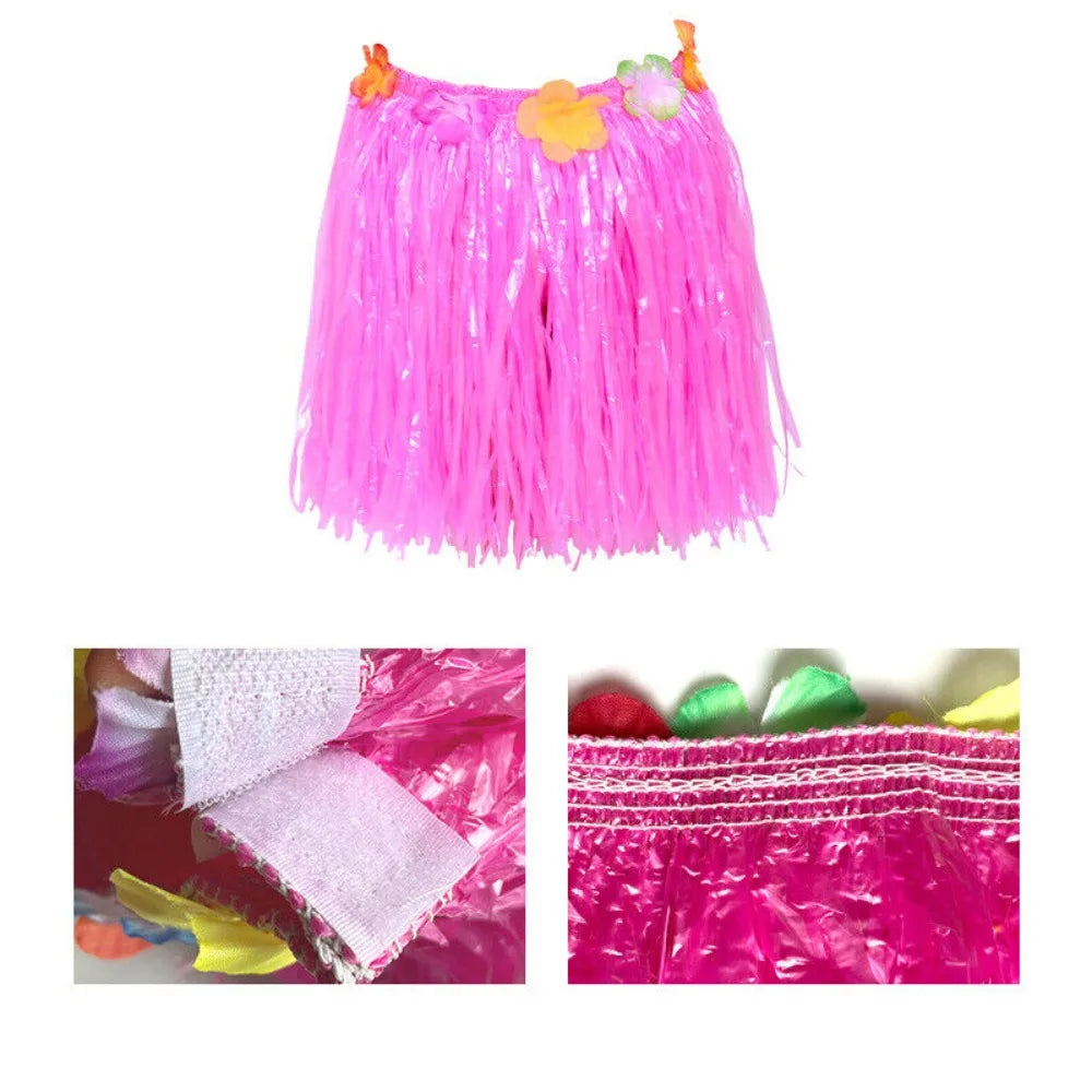 Hawaiian Hula Grass Skirt for Women – 40 cm Luau Party & Fancy Dress Costume