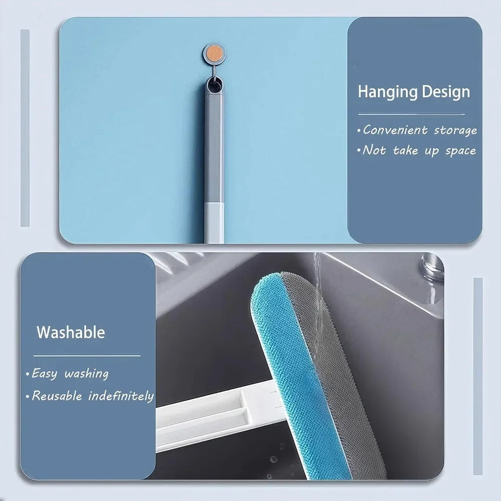 4-in-1 Pet Hair Remover Brush – Reusable Lint Roller for Sofa, Carpet, Clothes & Car