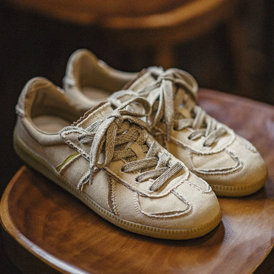 Maden Desert Dune Retro Canvas Casual Sneakers for Men – Summer Lightweight, Soft Sole, and Stylish Sports Shoes