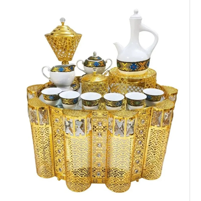 Modern Rekebot 4-Piece Coffee & Tea Table Set – Sleek New Design, Perfect for Any Space