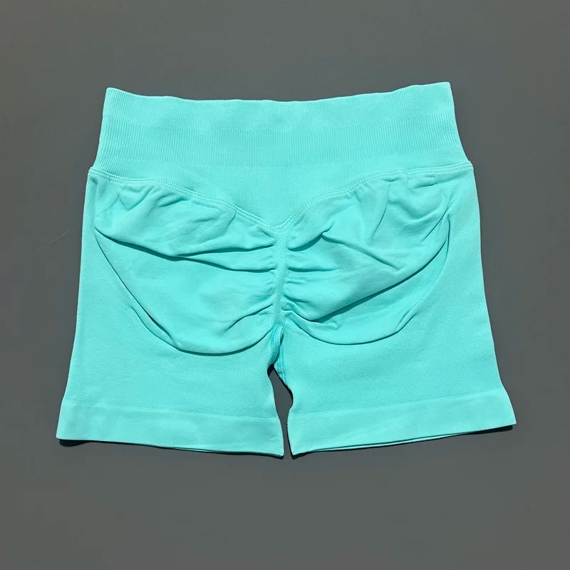 Women’s Seamless Biker Shorts – 4.5″ Low-Waist Fitness & Workout Shorts