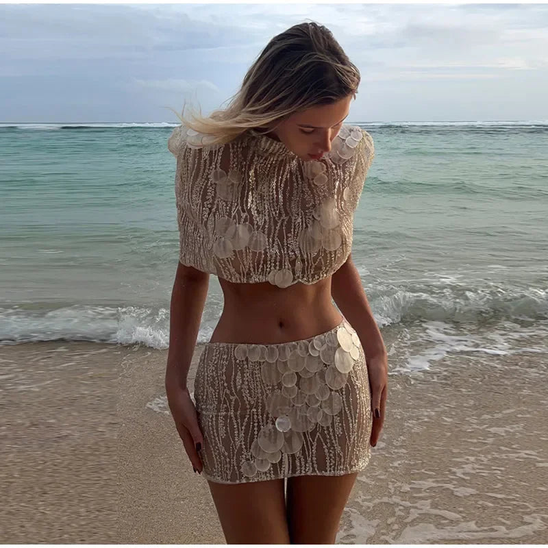 Women's Sequin Mini Skirt Collection