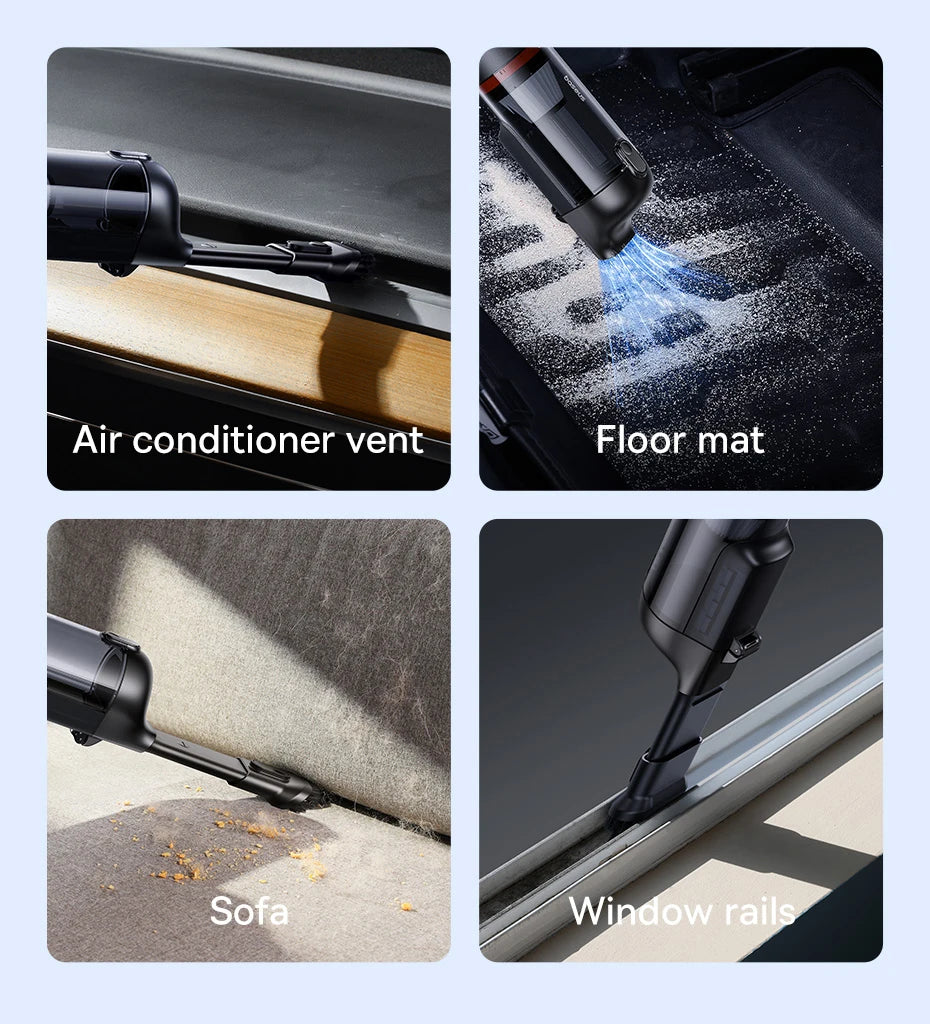 Baseus A5 Air Cordless Handheld Vacuum Cleaner – Powerful Suction for Car & Home