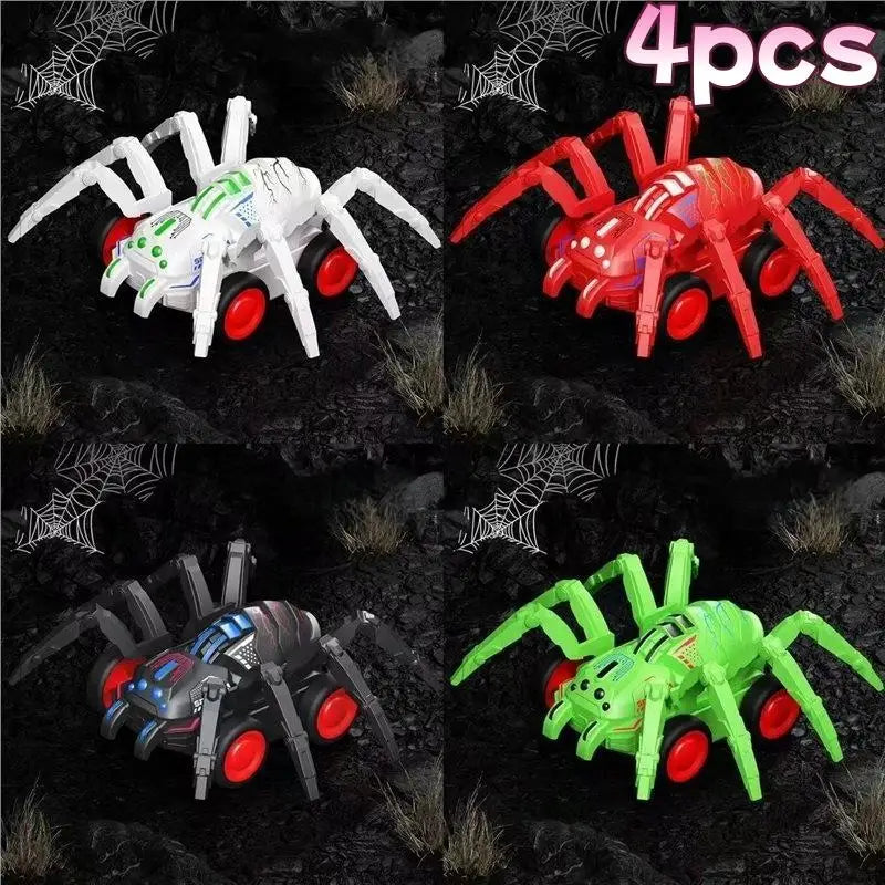 Push-and-Go Spider Toy