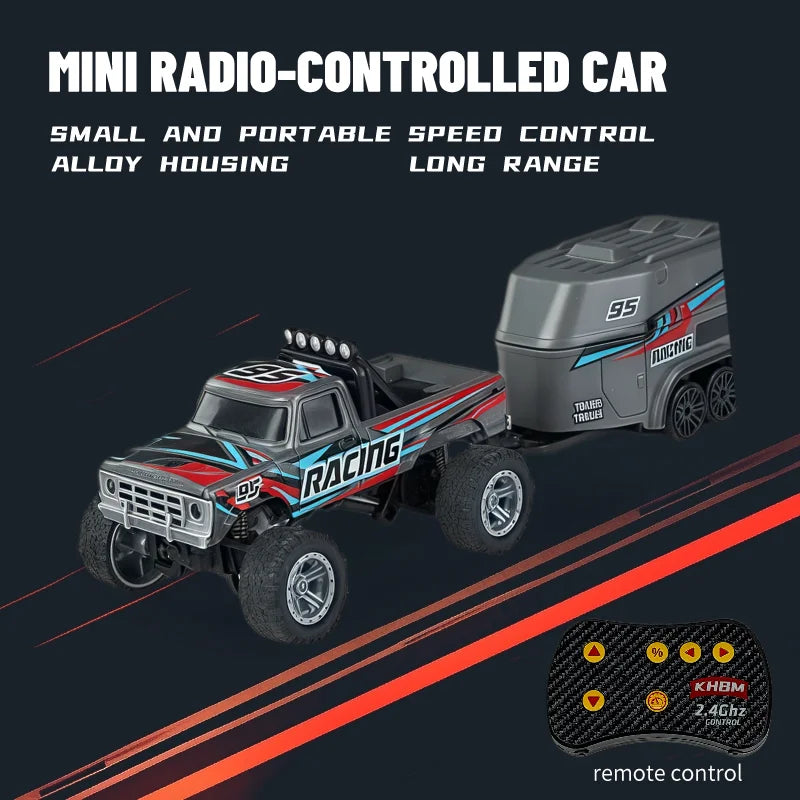 1/64 Scale Mini Alloy Remote Control Car – Portable RC Toy with Up to 60 Minutes Runtime – Fun Electronic Gift for Children