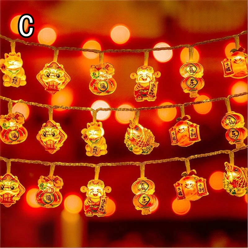 1Pc 1.6M 10-LED Decorative String Lights – Hanging Ornament Lights for Home, Bedroom, Living Room & Party Decor