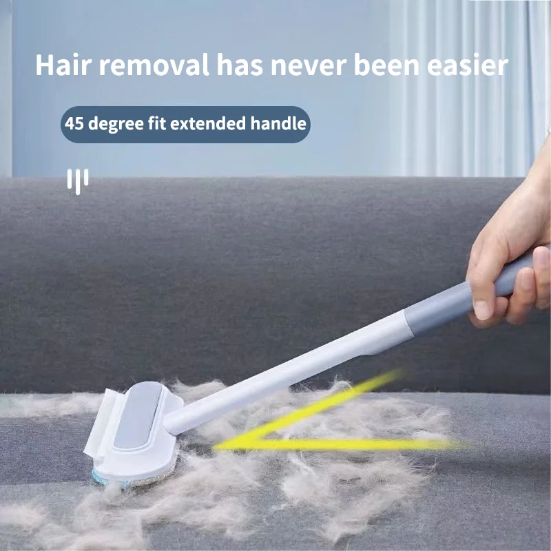 4-in-1 Pet Hair Remover Brush – Reusable Lint Roller for Sofa, Carpet, Clothes & Car