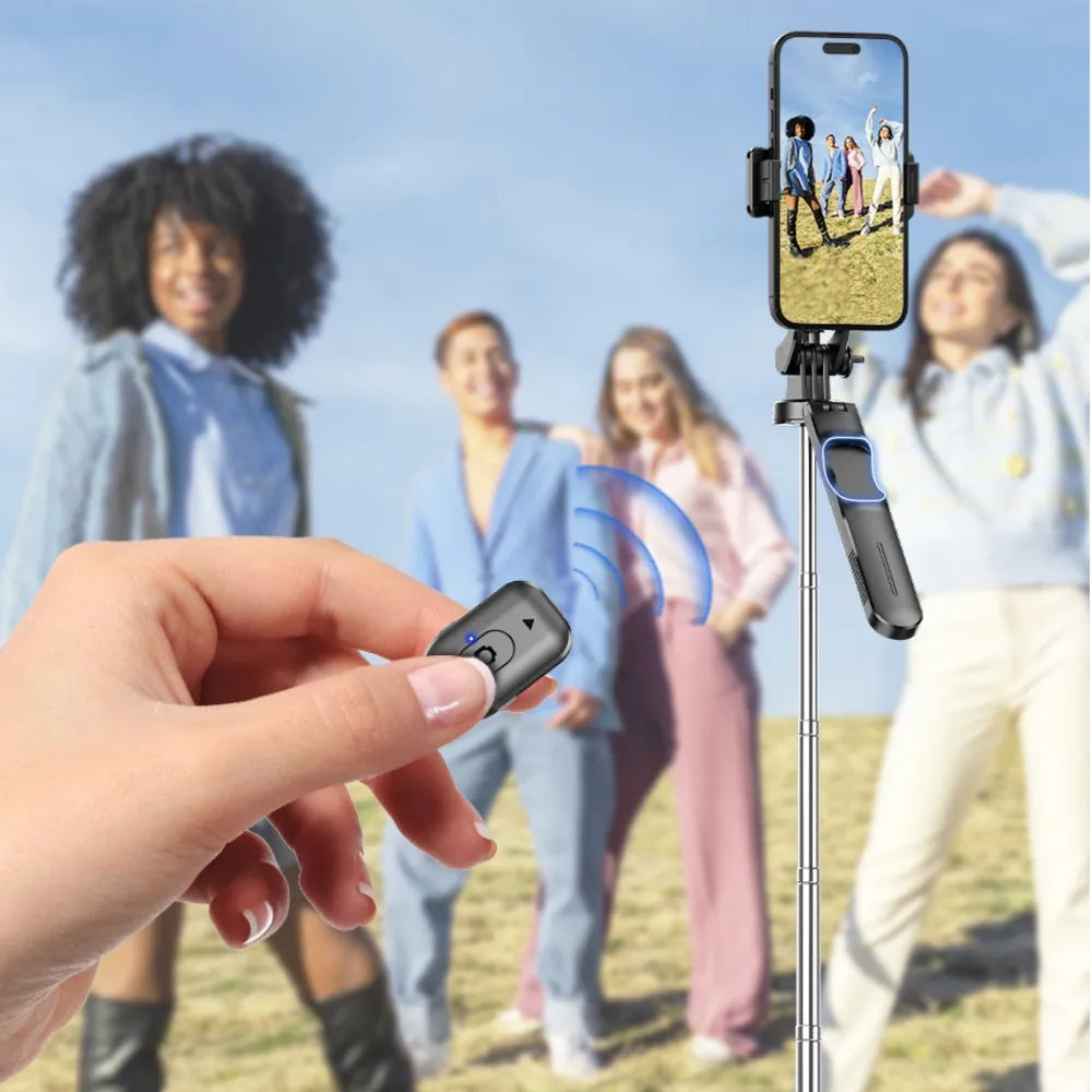 Wireless Selfie Stick Tripod with Bluetooth Remote and Fill Light