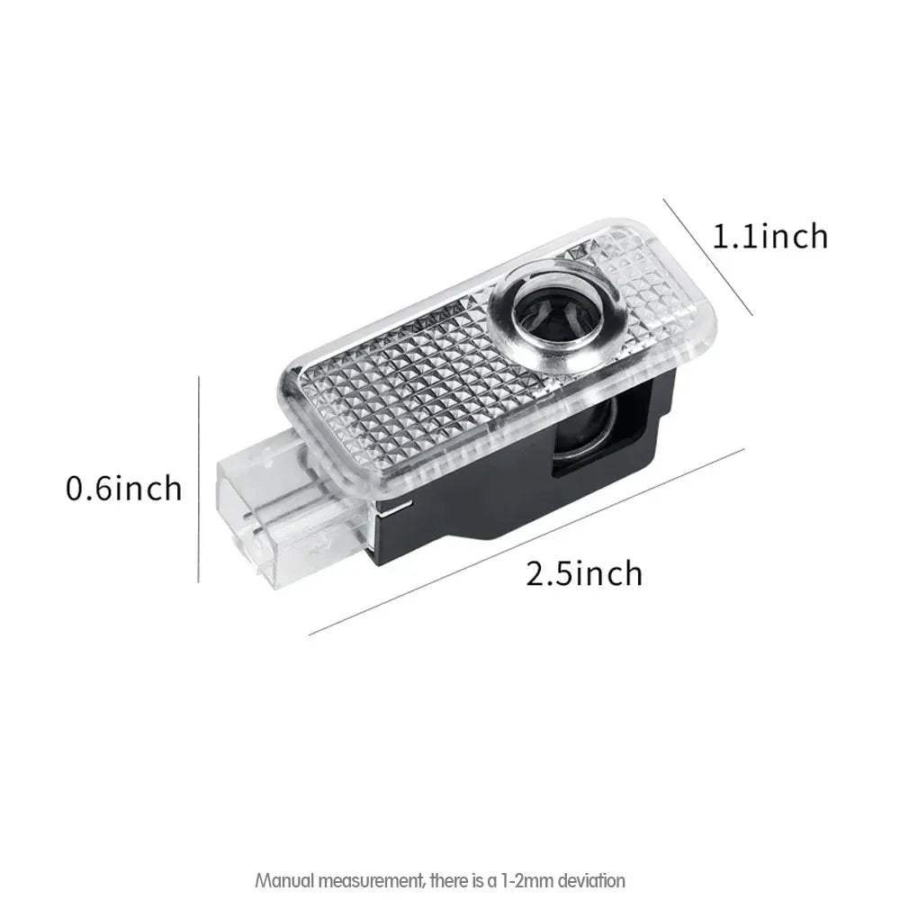 LED Car Door Projector Lights – 2-Piece Set