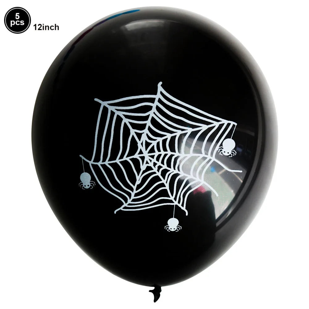 Halloween 12-Inch Latex Balloons for Spooky Party Decorations