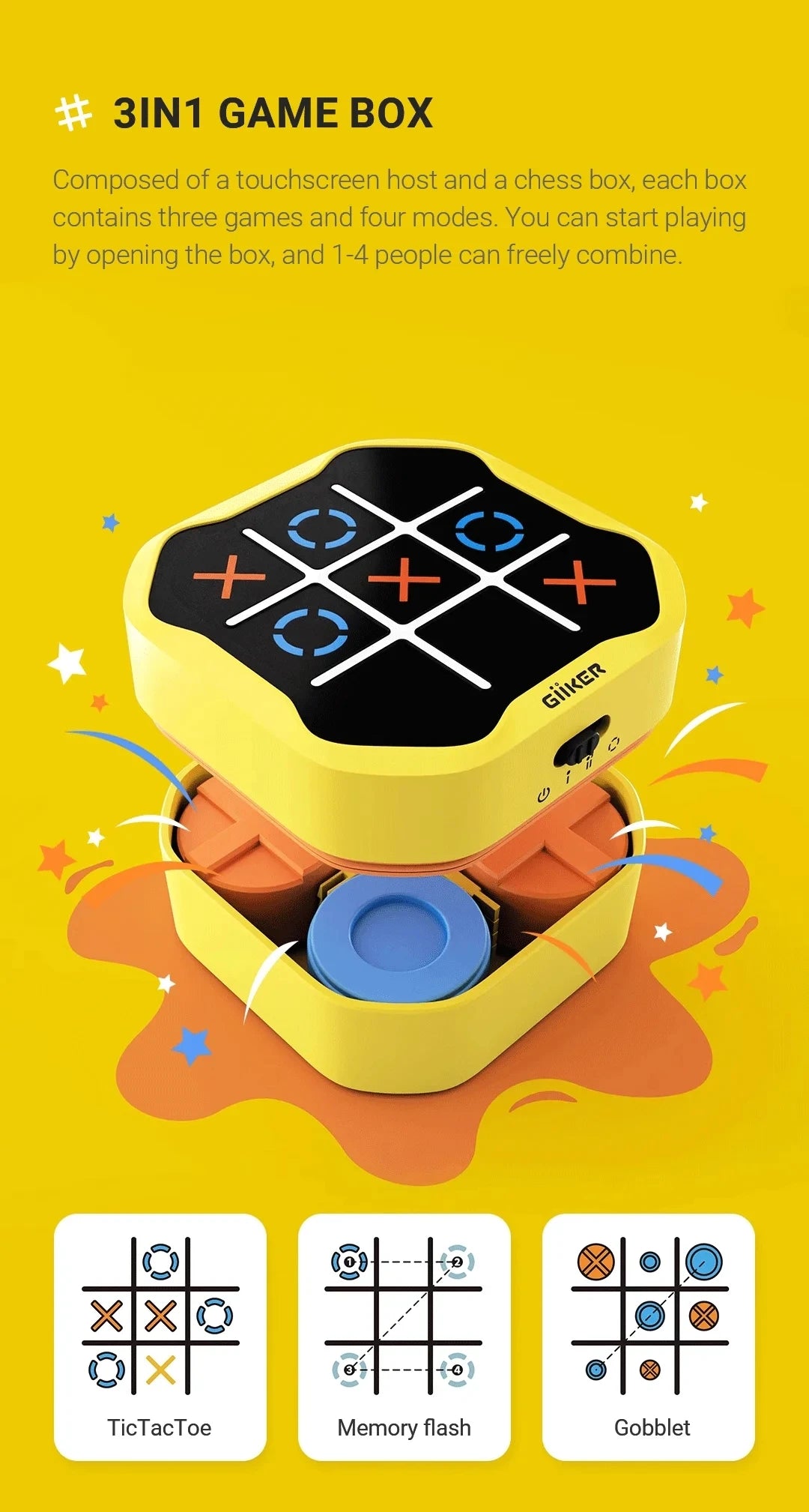 Tic-Tac-Toe Bolt Game – Compact & Portable Strategy Board Game for Kids and Family Fun