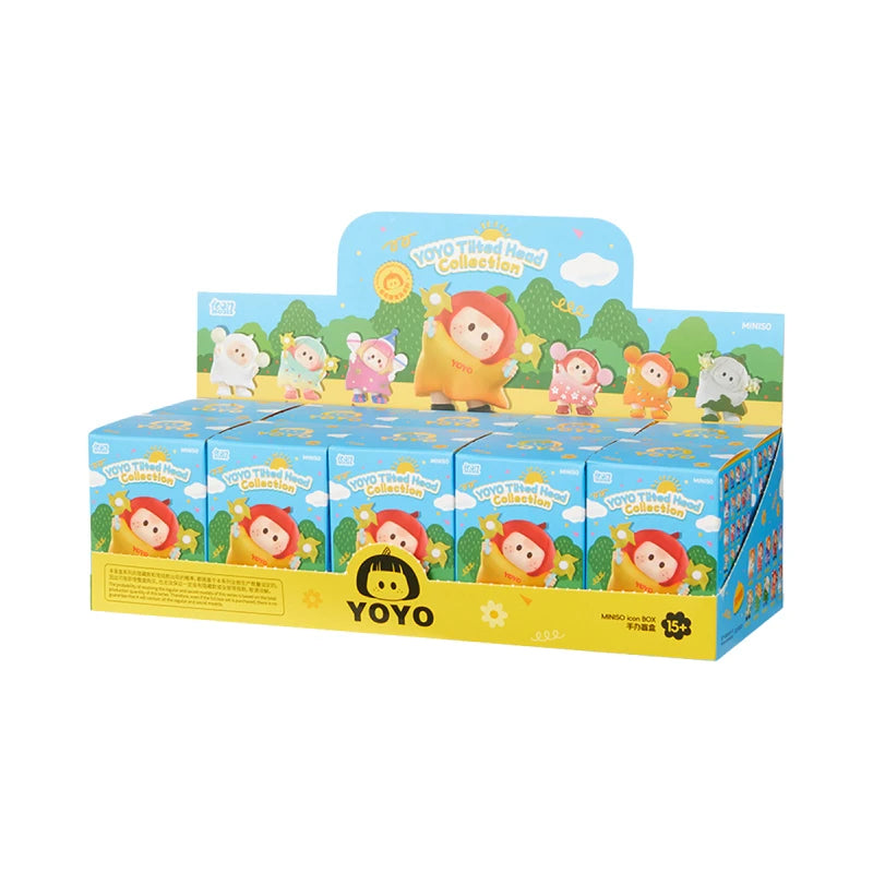 Original Yoyo Cute Tilting Head Series Blind Box Mystery Collectible Figurine – Decorative Display Toy & Gift