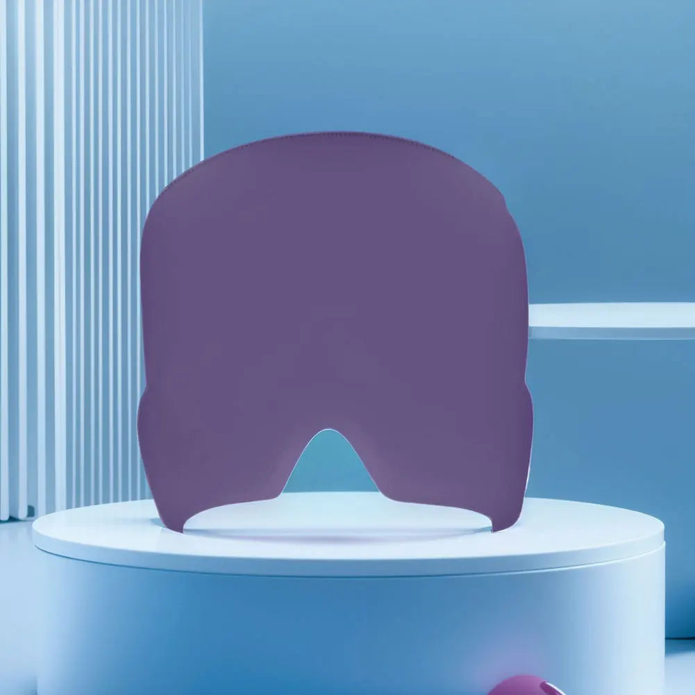 Migraine Relief Cap – Gel Ice Head Wrap with Cold Compress Therapy & Eye Mask