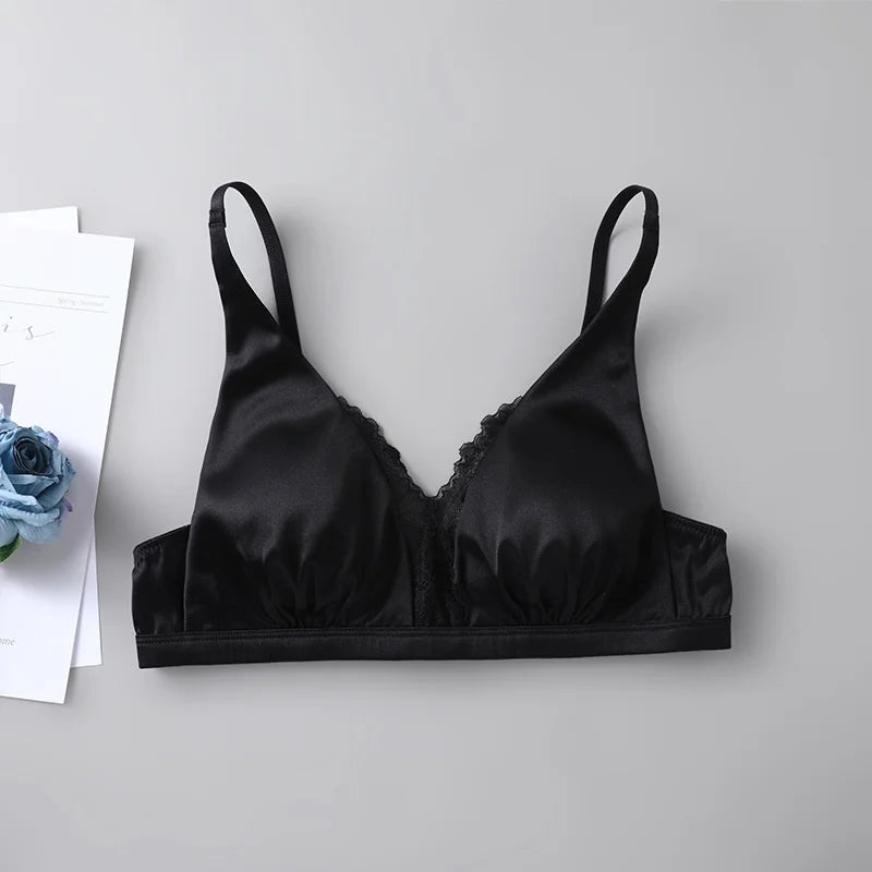 Real Silk Wireless Bralette & Underwear Set
