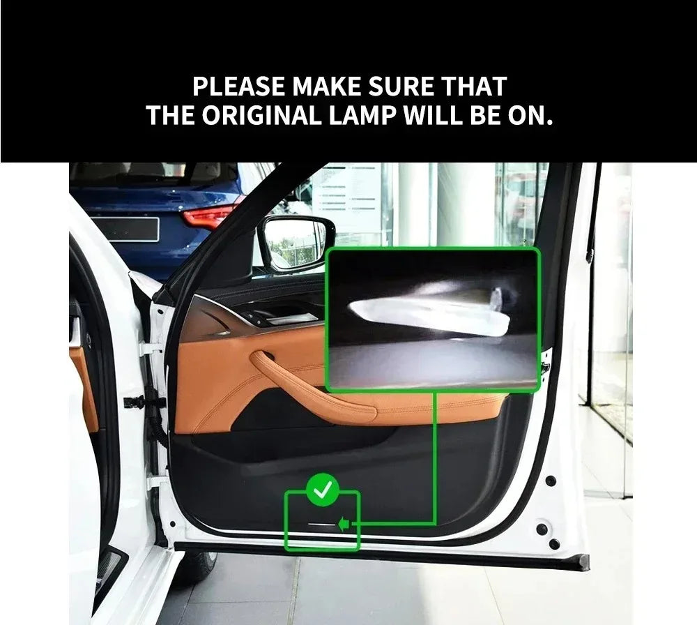 LED Car Door Projector Lights – 2-Piece Set