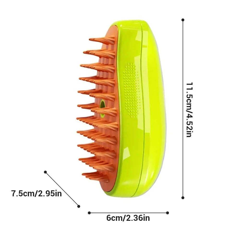 3-in-1 Pet Grooming Brush for Cats and Dogs – Spray Grooming & Massage Comb