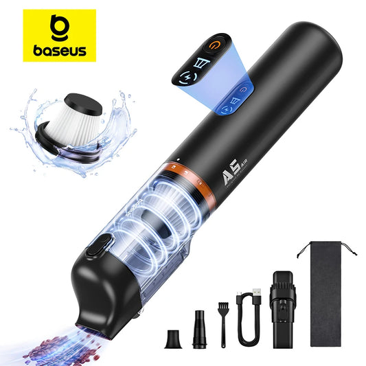 Baseus A5 Air Cordless Handheld Vacuum Cleaner – Powerful Suction for Car & Home