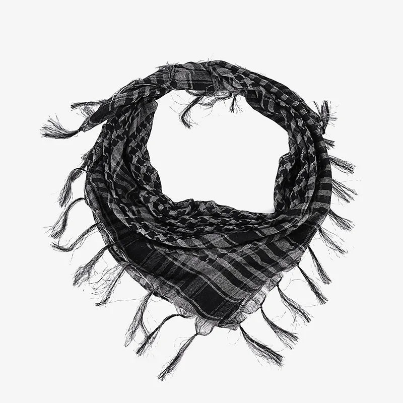 Summer Breathable Man Women Tactical Arab Scarf Fashion Outdoor Lightweight Hijab Scarf Spring Army Plaid Head Scarf Keep Warm