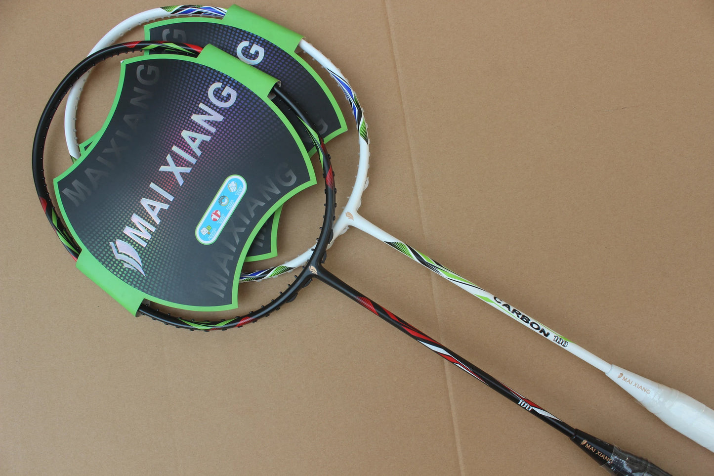 2PCS MAI XIANG-N11 Professional Badminton Rackets – 30 LBS Nano Carbon, High-End Offensive Racquets for Advanced Players